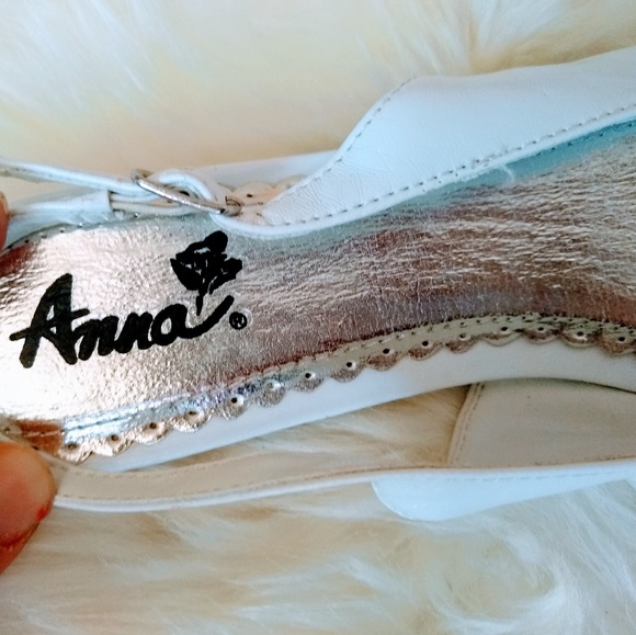 Anna white pointed  Shoes Size 7.5 - Picture 3 of 6